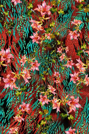 抽象印花华亿平台图片