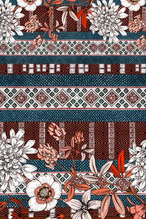 民族风印花华亿平台图片