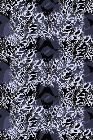 动物纹印花华亿平台图片