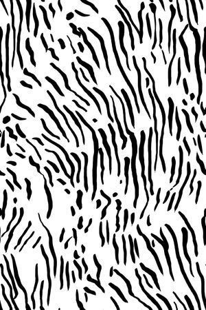 黑白条纹印花华亿平台图片