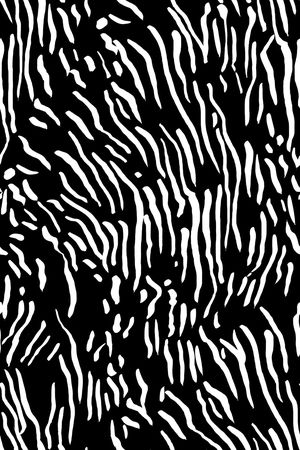 黑白条纹印花华亿平台图片