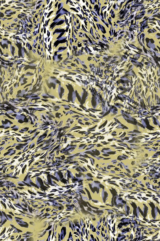 动物纹印花华亿平台图片