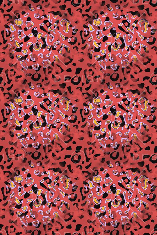 动物纹印花华亿平台图片