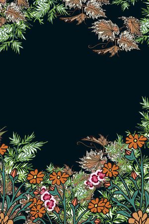 胸前独幅印花华亿平台图片