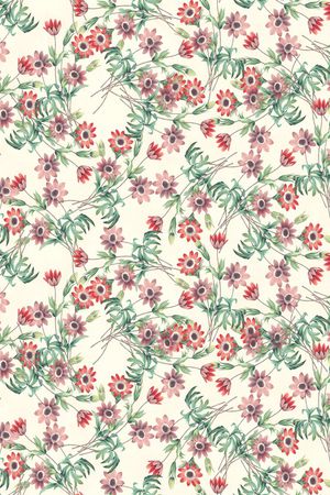 复古印花华亿平台图片