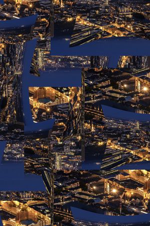 抽象男装印花华亿平台图片