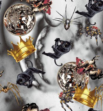 大牌风印花华亿平台图片