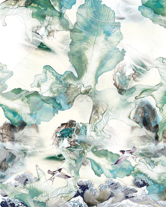 抽象印花华亿平台图片