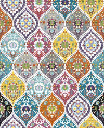 复古印花华亿平台图片