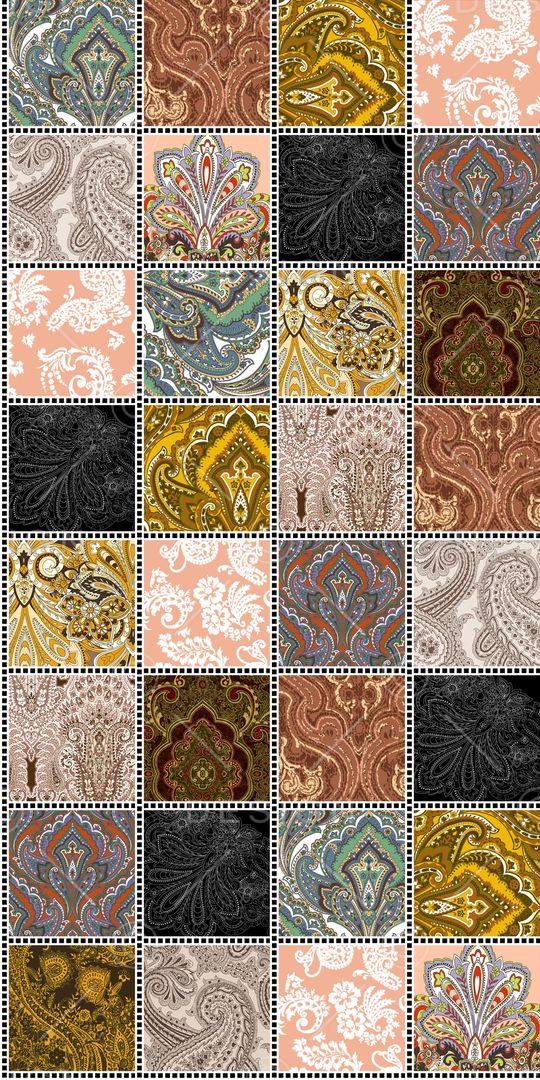 复古印花华亿平台图片