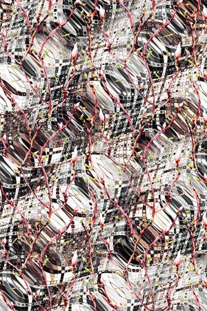 抽象印花华亿平台图片