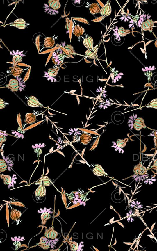 小碎花印花华亿平台图片