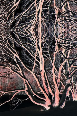 抽象印花华亿平台图片