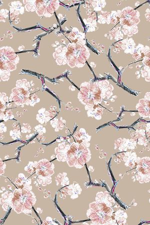 笔触印花华亿平台图片