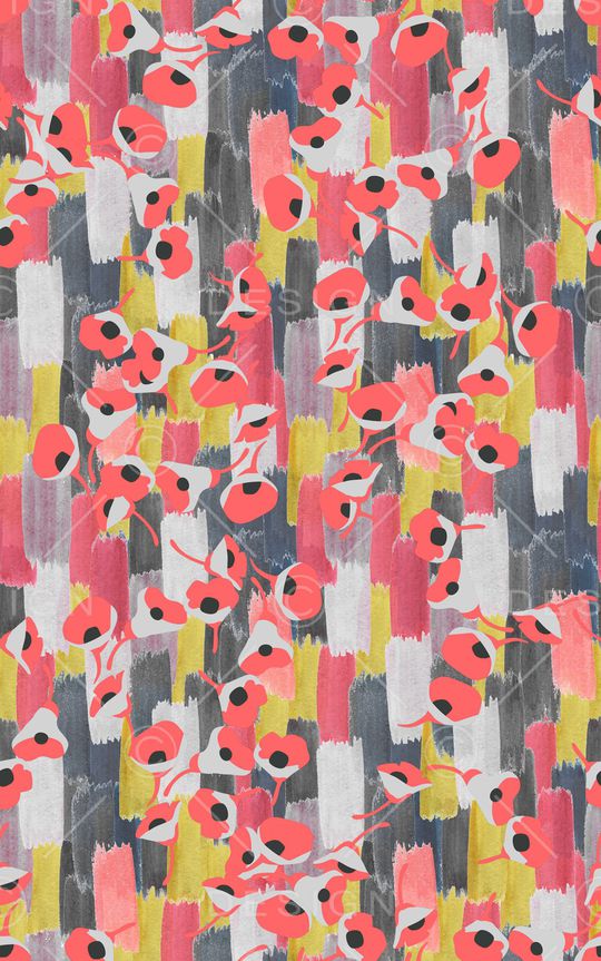 笔触印花华亿平台图片