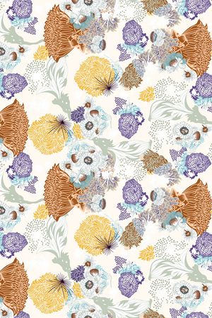 年轻女性印花华亿平台图片