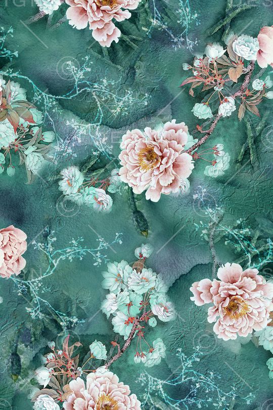 中国风印花华亿平台图片