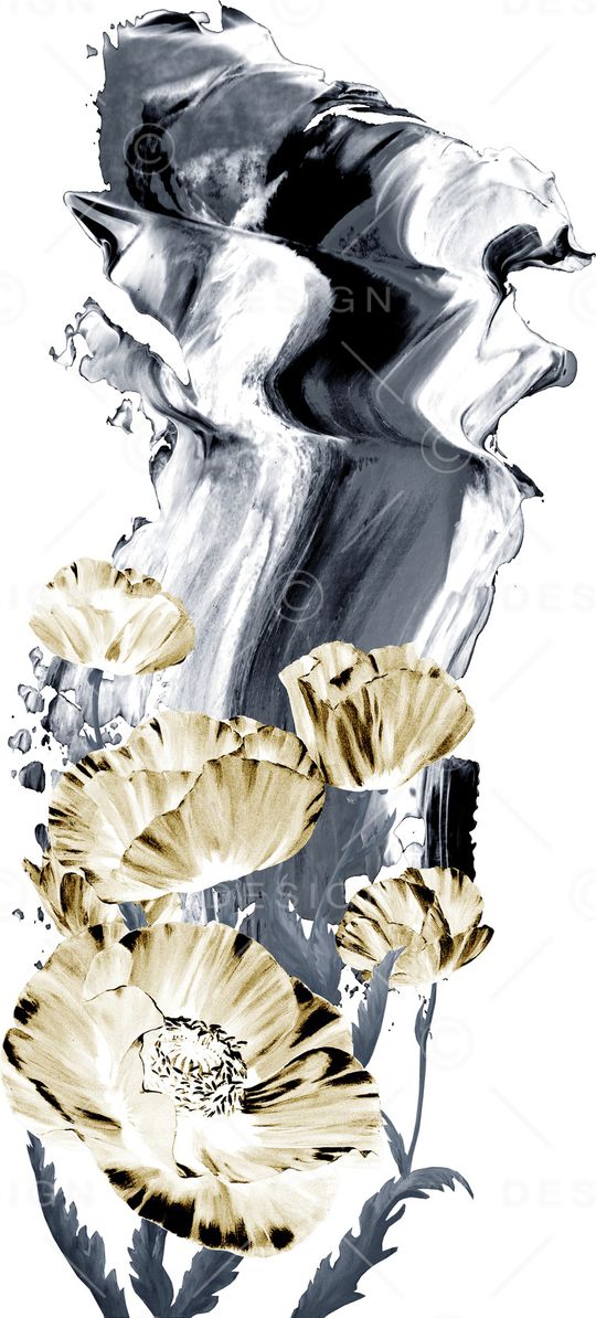 牡丹印花华亿平台图片