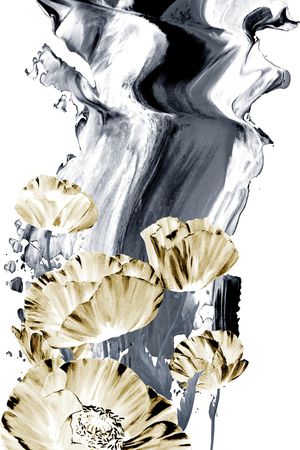 牡丹印花华亿平台图片