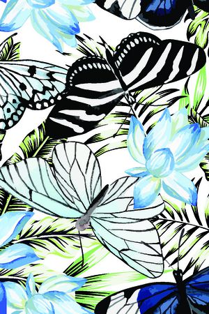 荷花印花华亿平台图片