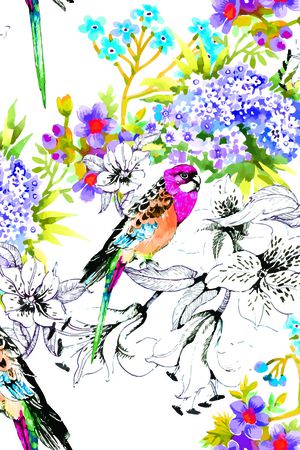 绿植树叶印花华亿平台图片