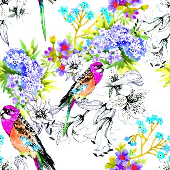 绿植树叶印花华亿平台图片