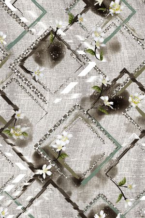 几何印花华亿平台图片