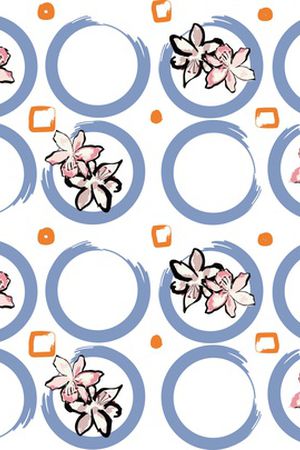 圆形印花华亿平台图片