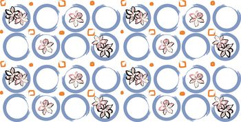 圆形印花华亿平台图片