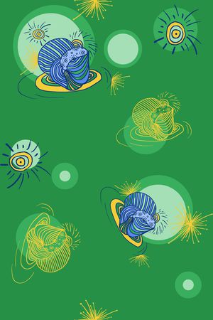 抽象印花华亿平台图片