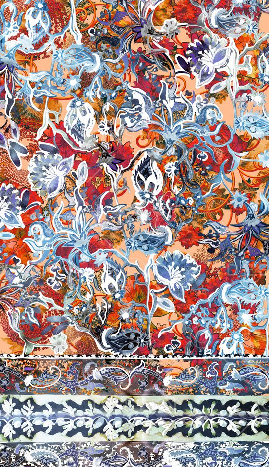 定位花印花华亿平台图片