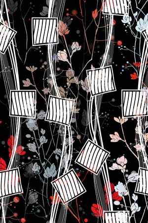 线条印花华亿平台图片