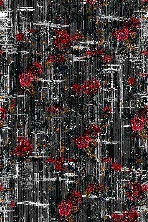 抽象印花华亿平台图片