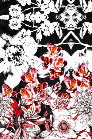 抽象印花华亿平台图片