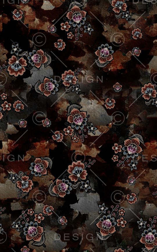 抽象印花华亿平台图片