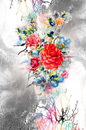 定位花印花华亿平台图片