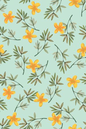 植物印花华亿平台图片