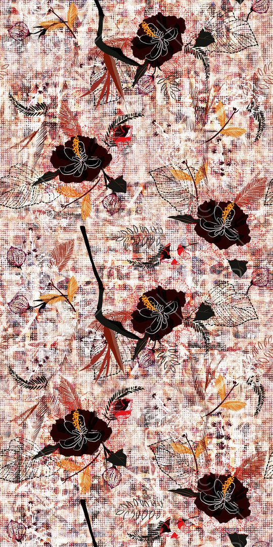 大牌风印花华亿平台图片