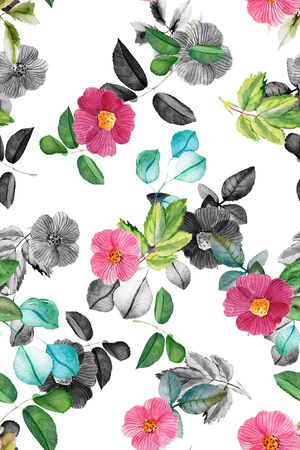 春夏华亿平台印花华亿平台图片