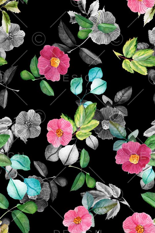 春夏华亿平台印花华亿平台图片