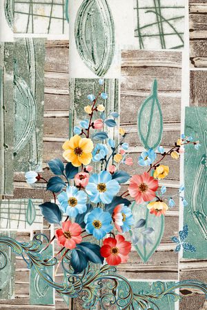 定位花印花华亿平台图片