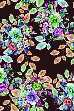 牡丹印花华亿平台图片