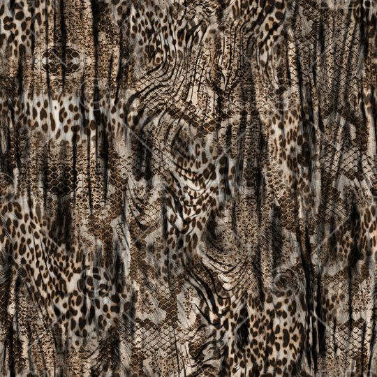 豹纹印花华亿平台图片