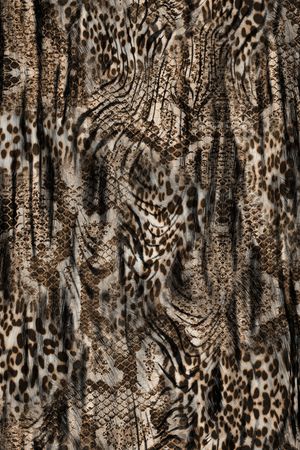 豹纹印花华亿平台图片