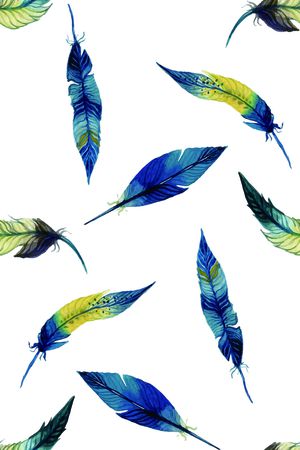 羽毛印花华亿平台图片