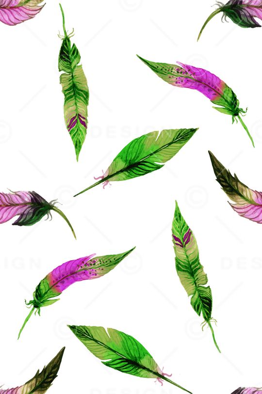 羽毛印花华亿平台图片