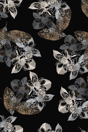 抽象印花华亿平台图片