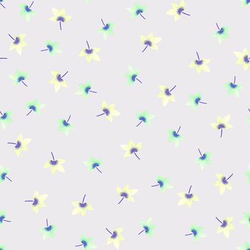 手绘花卉印花华亿平台图片