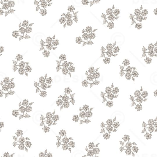 手绘花卉印花华亿平台图片