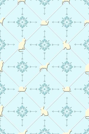 仿古印花华亿平台图片